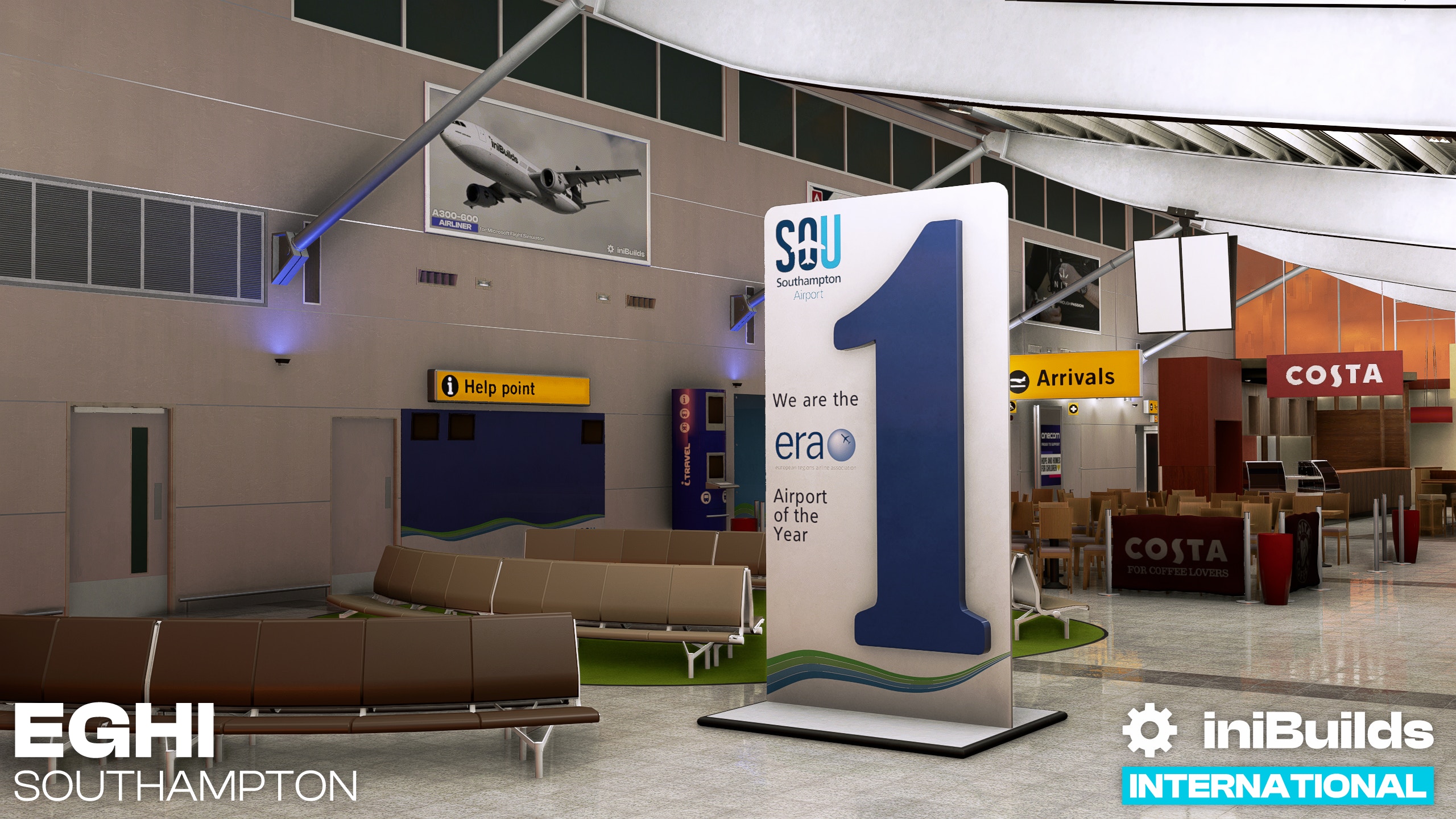 L’aéroport de Southampton disponible sur Microsoft Flight Simulator