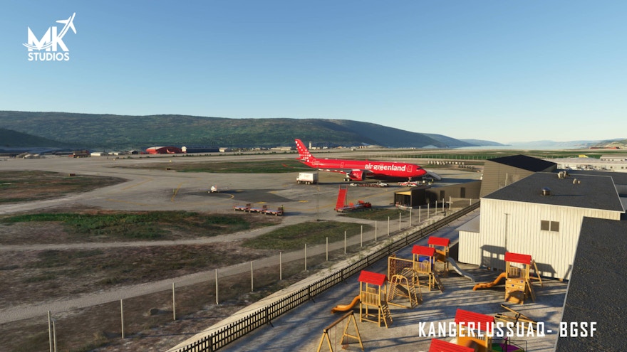 L’aéroport de Kangerlussuaq par MK-Studios