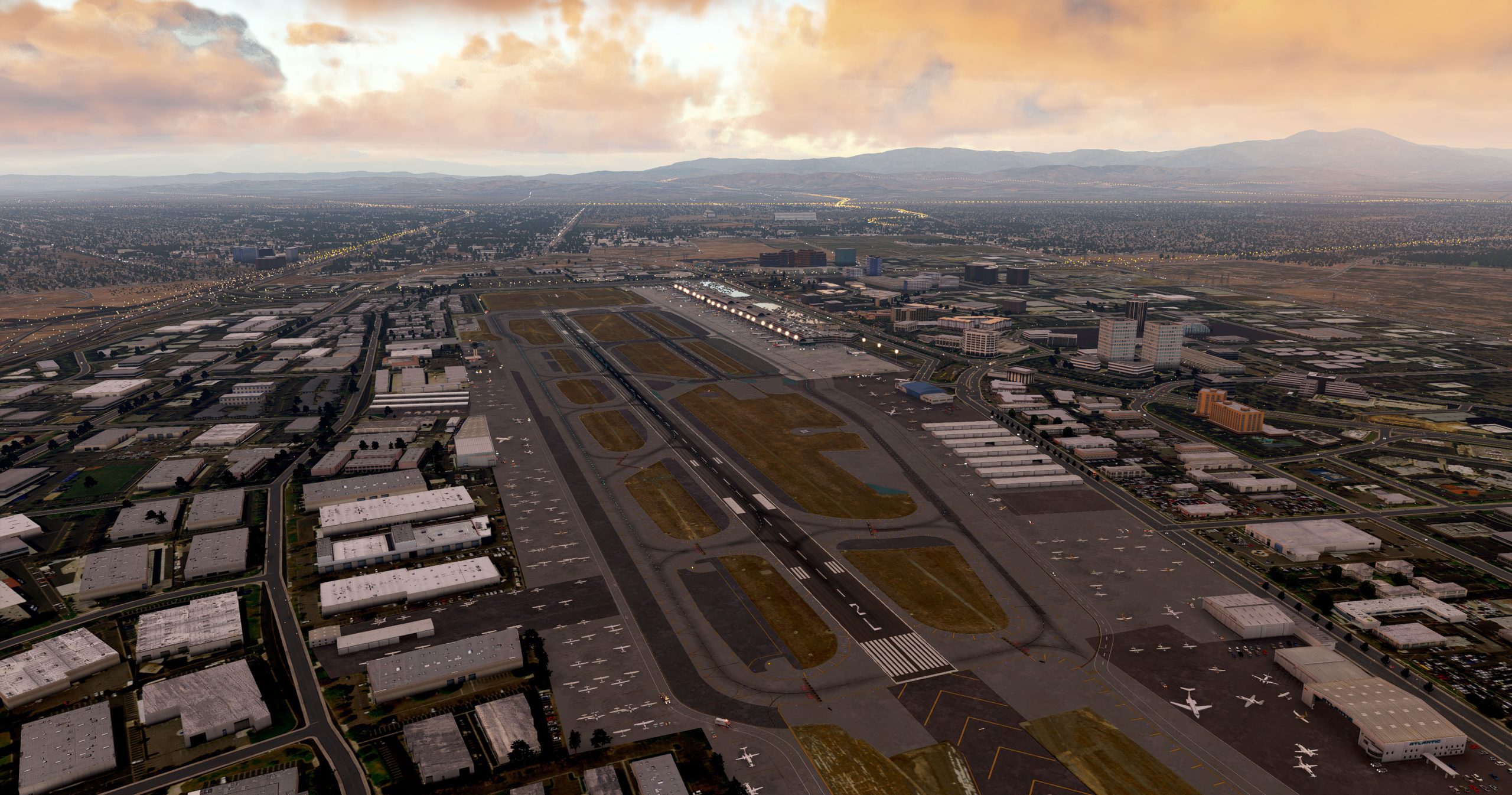 Sortie de l’aéroport John Wayne pour X-Plane 12 par Skyline Simulations