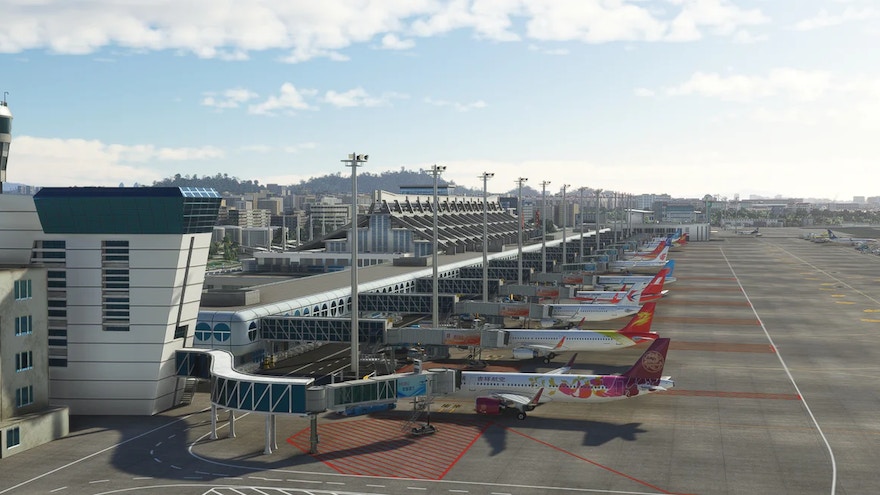 SamScene3D lance un pack paysage + aéroport pour Xiamen sur MSFS