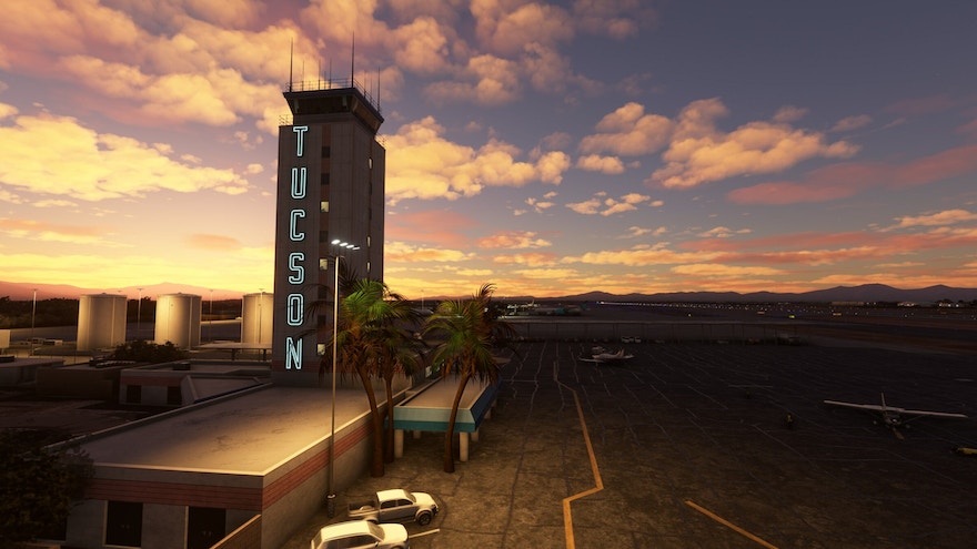 Découverte du nouvel aéroport de Tucson pour Microsoft Flight Simulator