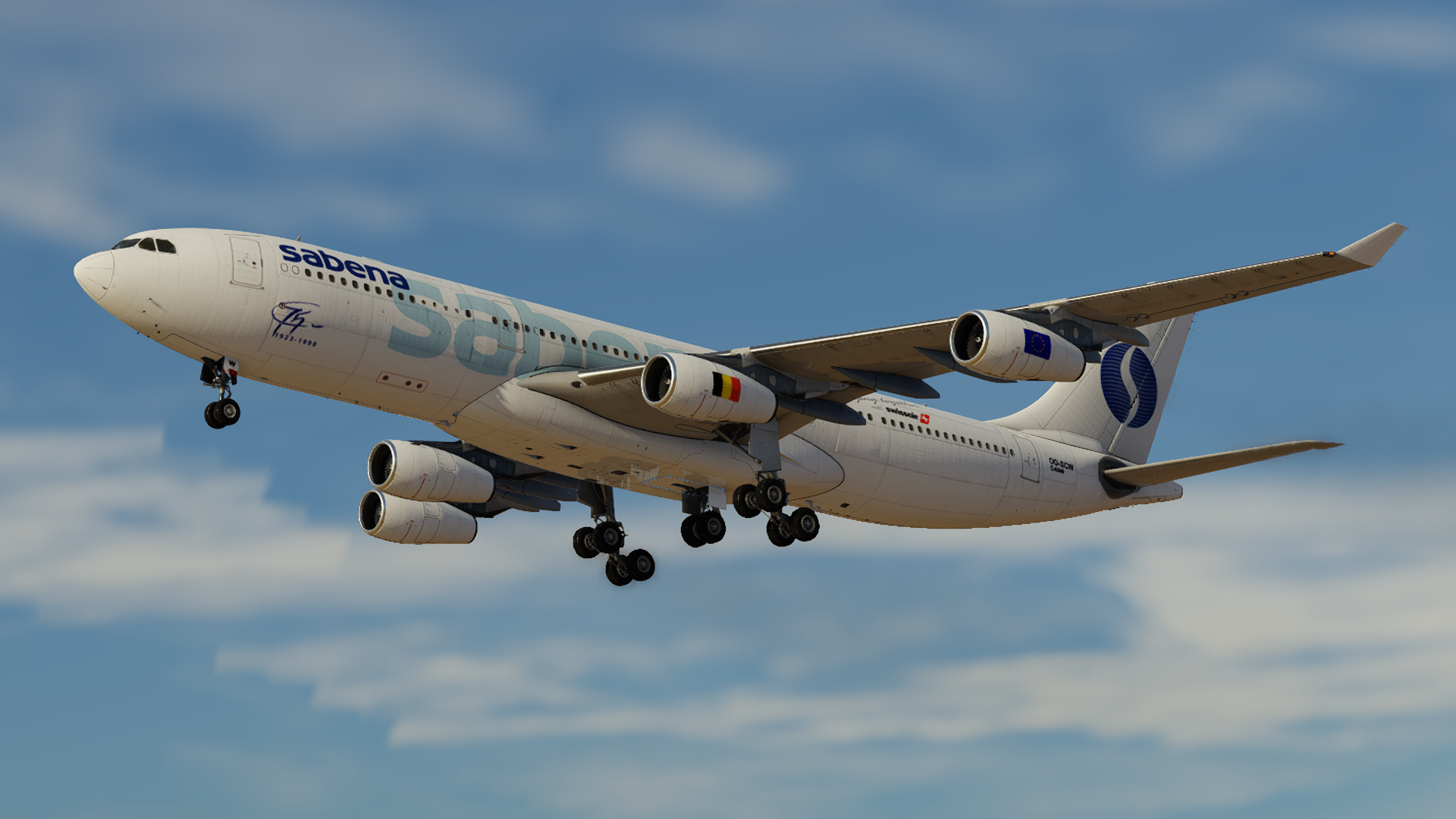 Sortie du nouvel Airbus A340 pour X-Plane 12