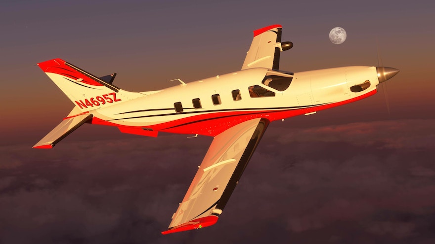 Le TBM 850 de Black Square : une réplique immersive pour Microsoft Flight Simulator