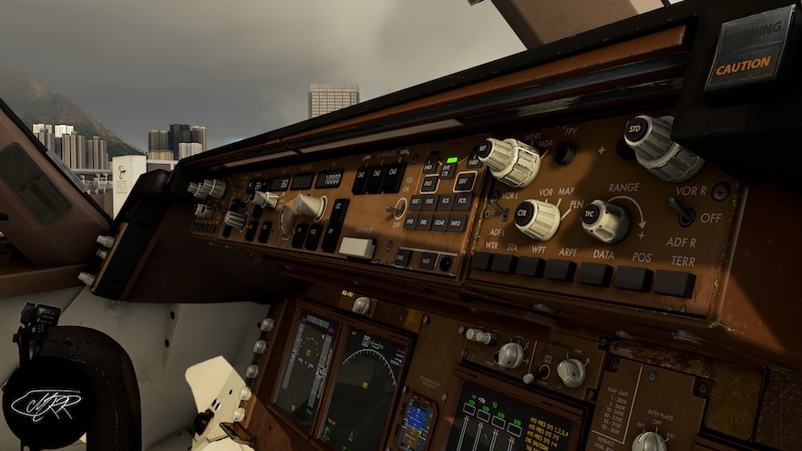 Texture de cockpit realiste pour le 747 d’Asobo par MoreRightRudder