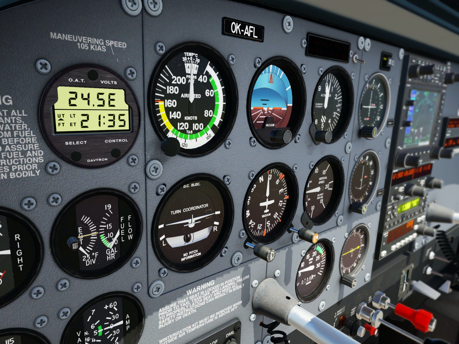 Découverte du Cessna C172 NG Analog d’AirfoilLabs pour X-Plane 12