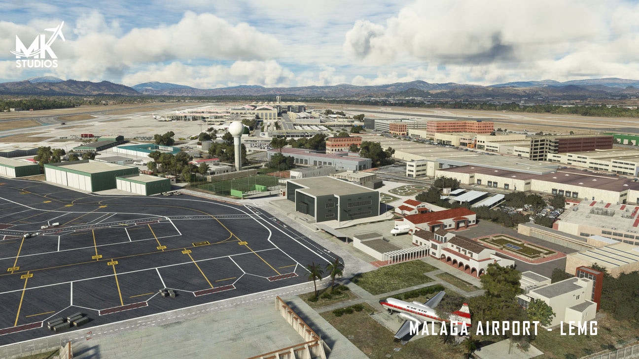 L’Aéroport de Malaga par MK-Studios