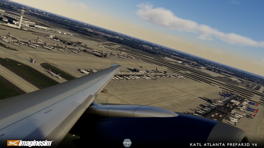 Découvrez le nouvel Atlanta Airport pour Prepar3D v6 par Imaginesim