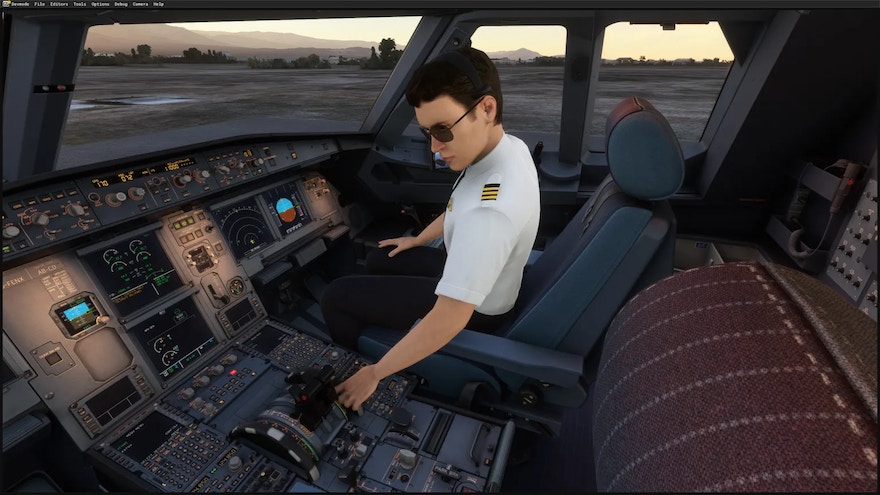 Nouveau : co-pilote animé pour L’A320 de Fenix Simulation