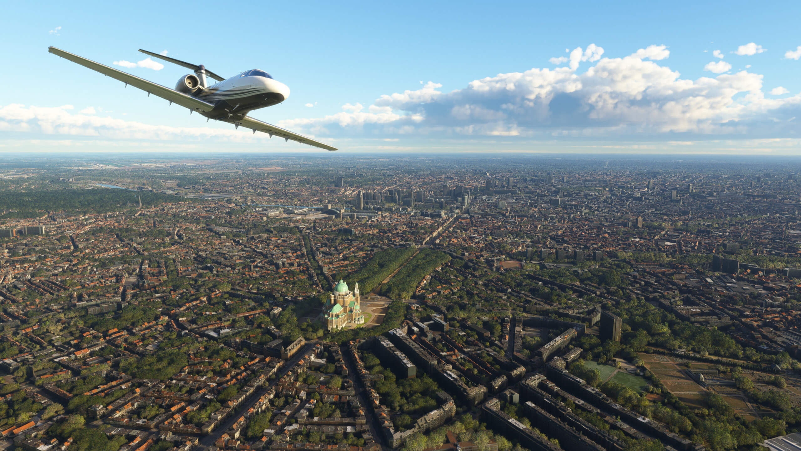 Mise à jour des villes européennes dans Microsoft Flight Simulator