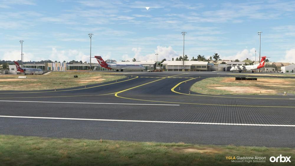 Annonce de l’aéroport de Gladstone pour Microsoft Flight Simulator